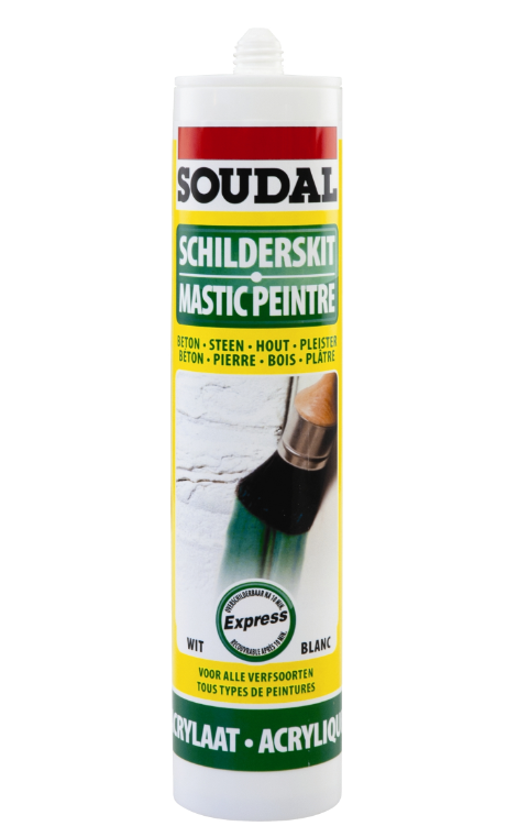 SOUDAL EXPRESS PAINTABLE SEALANT white 300ml BS akrila herm.